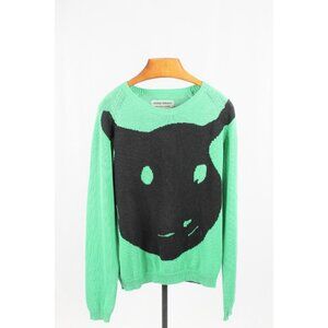 Men's HENRIK VIBSKOV The Solar Donkey Experiment Green Knit Sweater, Size L